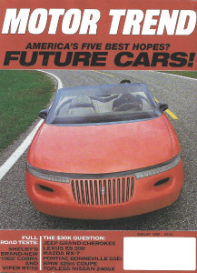 MOTOR TREND 1992 AUG - COBRA-COBRA, VIPER, VIGOR, 740